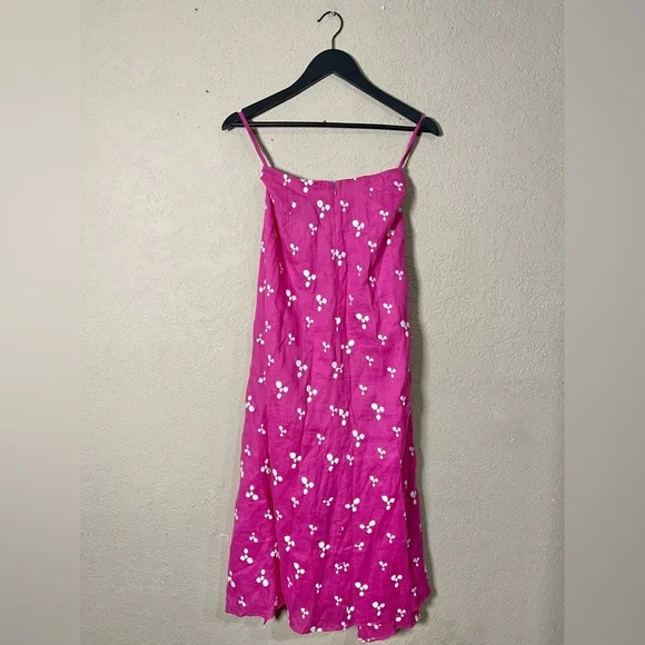 Mochi | SET! Embroidered hot pink floral two piece set - Picture 5 of 8